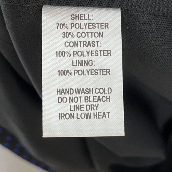 Lulus Lovely Night Jacquard Dress Womens XS Blue Polka Dot Off the Shoulder NWT - Picture 11 of 12